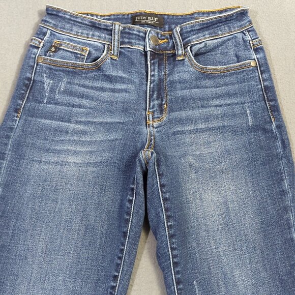 Judy Blue Jeans Women's 26 Blue Slim Fit Denim - Picture 4 of 12